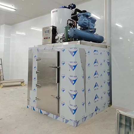 5吨片冰机和5吨管冰机交付惠州食品厂